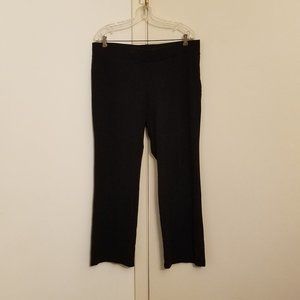 PureJill black cotton stretch pant Size L